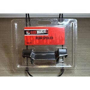 Ridemakerz Black Rear Spoiler Wing Accessory New in Package Custom Car Parts